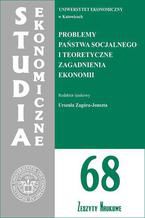 Problemy państwa socjalnego i teoretyczne zagadnienia ekonomii. SE 68