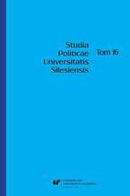 Okadka ksiki Studia Politicae Universitatis Silesiensis. T. 16