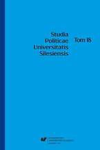 Okładka - "Studia Politicae Universitatis Silesiensis". T. 18 - red. Rafał Glajcar, red. Jan Iwanek