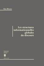 Okładka - Les structures informationnelles globales du discours - Ewa Miczka