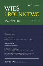 Okładka - Wieś i Rolnictwo nr 2(175)/2017 - Jerzy Wilkin