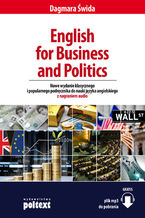 Okładka - English for Business and Politics. Wersja z przykładami audio - Dagmara Świda