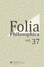 Folia Philosophica. Vol. 37