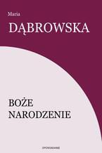 Okładka - Boże Narodzenie - Maria Dąbrowska