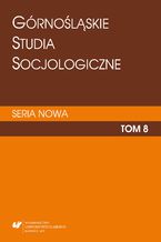 "Grnolskie Studia Socjologiczne. Seria Nowa". T. 8
