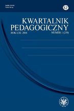 Okadka ksiki Kwartalnik Pedagogiczny 2016/1 (239)