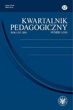 Okładka - Kwartalnik Pedagogiczny 2016/3 (241) - Rafał Godoń