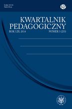 Okadka ksiki Kwartalnik Pedagogiczny 2014/3 (233)