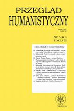 Okładka - Przegląd Humanistyczny 2014/2 (443) - Michał Kuziak