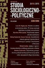 Okładka - Studia Socjologiczno-Polityczne 2015/2 (04) - Lech M. Nijakowski