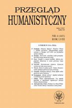 Okładka - Przegląd Humanistyczny 2014/4 (445) - Grażyna Szelągowska