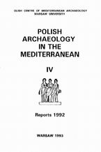 Okadka ksiki Polish Archaeology in the Mediterranean 4