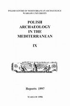 Okadka ksiki Polish Archaeology in the Mediterranean 9