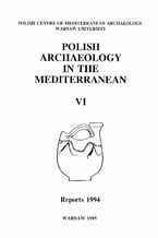 Okadka ksiki Polish Archaeology in the Mediterranean 6