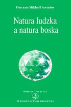 Okadka ksiki Natura ludzka a natura boska