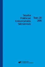 Okładka - "Studia Politicae Universitatis Silesiensis". T. 20 - red. Paweł Grzywna, red. Jan Iwanek, red. Robert Radek