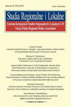 Studia Regionalne i Lokalne nr 4(70)/2017