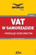 VAT w samorządzie  przegląd orzecznictwa