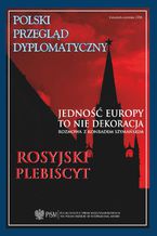 Okadka ksiki Polski Przegld Dyplomatyczny 2/2018