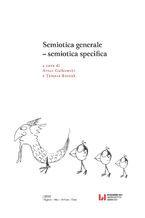 Okadka ksiki Semiotica generale - semiotica specifica