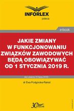 Jakie zmiany w funkcjonowaniu związków zawodowych będą obowiązywać od 1 stycznia 2019 r