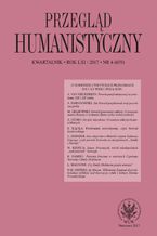 Okładka - Przegląd Humanistyczny 2017/4 (459) - Łukasz Książyk, Eliza Kącka