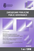 Okładka - Zarządzanie Publiczne nr 1(43)/2018 - Małgorzata Sidor-Rządkowska, Jacek Klich, Leszek Kwieciński, Janos Kornai, Paweł Białynicki-Birula, Małgorzata Mędrala, Kaja Gadowska, Michał Stebnicki, Wojciech Fill