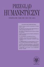 Okładka - Przegląd Humanistyczny 2018/2 (461) - Włodzimierz Pessel, Grażyna Szelągowska