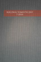 Okadka ksiki Rocznik Tomistyczny 7 (2018)