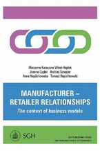Okadka ksiki Manufacturer  retailer relationships. The context of business models