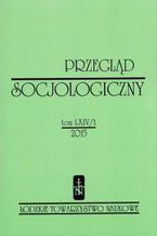 Okładka - Przegląd Socjologiczny t. 64 z. 1/2015 - Praca zbiorowa