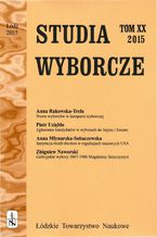 Okadka ksiki Studia Wyborcze t. 20