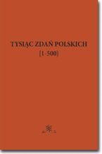 Okadka ksiki Tysic zda polskich {1-500}