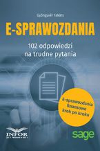 Okładka - E-Sprawozdania 102 odpowiedzi na trudne pytania - Gyöngyvér Takáts