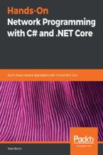 Okładka - Hands-On Network Programming with C# and .NET Core. Build robust network applications with C#&#x00a0;and .NET Core - Sean Burns