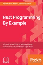 Okładka - Rust Programming By Example. Enter the world of Rust by building engaging, concurrent, reactive, and robust applications - Guillaume Gomez, Antoni Boucher