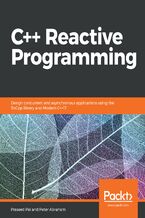 Okładka książki C++ Reactive Programming. Design concurrent and asynchronous applications using the RxCpp library and Modern C++17