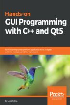 Okładka - Hands-On GUI Programming with C++ and Qt5. Build stunning cross-platform applications and widgets with the most powerful GUI framework - Lee Zhi Eng