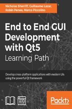 Okładka książki End to End GUI Development with Qt5