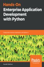 Okładka - Hands-On Enterprise Application Development with Python. Design data-intensive Application with Python 3 - Saurabh Badhwar