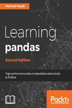 Learning pandas. High performance data manipulation and analysis using Python - Second Edition