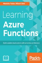 Okładka - Learning Azure Functions. Build scalable cloud systems with serverless architecture - Mitesh Soni, Manisha Yadav