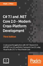 Okadka ksiki C# 7.1 and .NET Core 2.0 - Modern Cross-Platform Development. Create powerful applications with .NET Standard 2.0, ASP.NET Core 2.0, and Entity Framework Core 2.0, using Visual Studio 2017 or Visual Studio Code - Third Edition