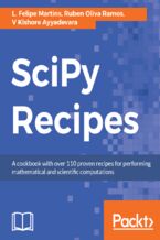 Okładka - SciPy Recipes. A cookbook with over 110 proven recipes for performing mathematical and scientific computations - Luiz Felipe Martins, V Kishore Ayyadevara, Ruben Oliva Ramos