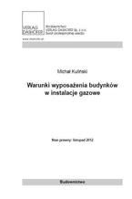 Okładka - Warunki wyposażenia budynków w instalacje gazowe - Michał Kuliński