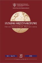 Okładka - Stosunki Międzynarodowe nr 3(54)/2018 - Stanisław Bieleń, Ryszard Zięba, Katarzyna Czornik, Marlena Drygiel-Bielińska, Mieczysław Stolarczyk, Piotr Śledź, Jarosław Dobrzański, Magdalena Kozub-Karkut, Nurlan Aliyev