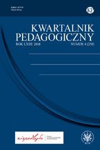 Okadka ksiki Kwartalnik Pedagogiczny 2018/4 (250)