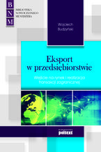 Okładka - Eksport w przedsiębiorstwie - Wojciech Budzyński