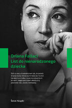 Okładka - List do nienarodzonego dziecka - Oriana Fallaci