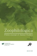 Okładka - "Zoophilologica. Polish Journal of Animal Studies" 2018, nr 4: Polowanie - red. Paulina Charko-Klekot, Justyna Tymieniecka-Suchanek